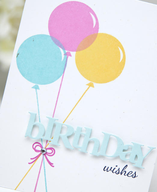 wonderful words birthday mini stamp set papertrey ink clear stamps