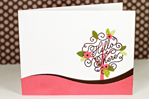 Scrolling Script Stamp Set