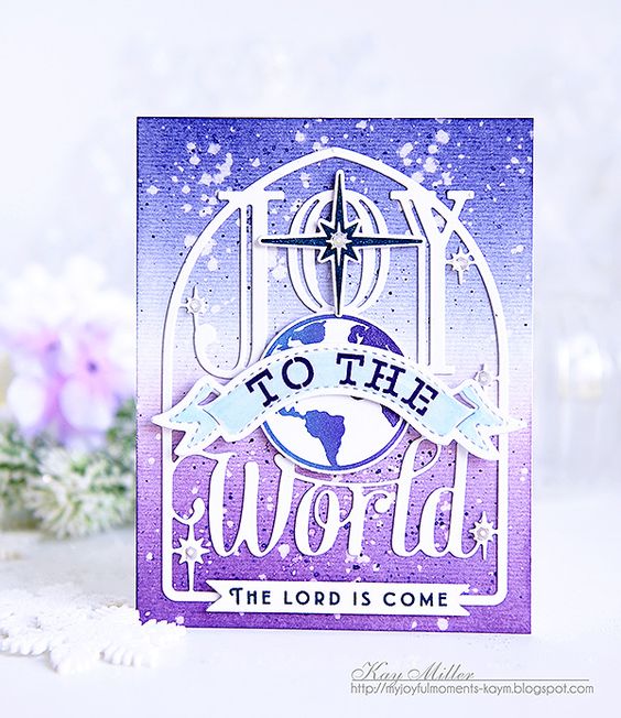 Paper Clippings: Joy to the World Stamp Set