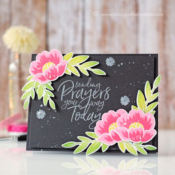 Pen & Ink Stamp Set Papertrey Ink Clear Stamps Dies Paper Ink Kits Ribbon