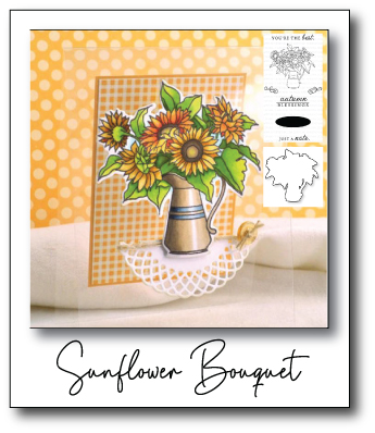 Sunflower Bouquet Stamp Set + Die Bundle