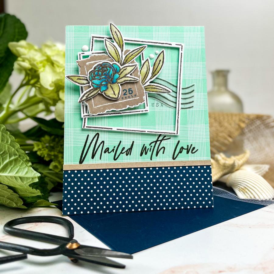 Vintage Postage Stamp Set: Papertrey Ink