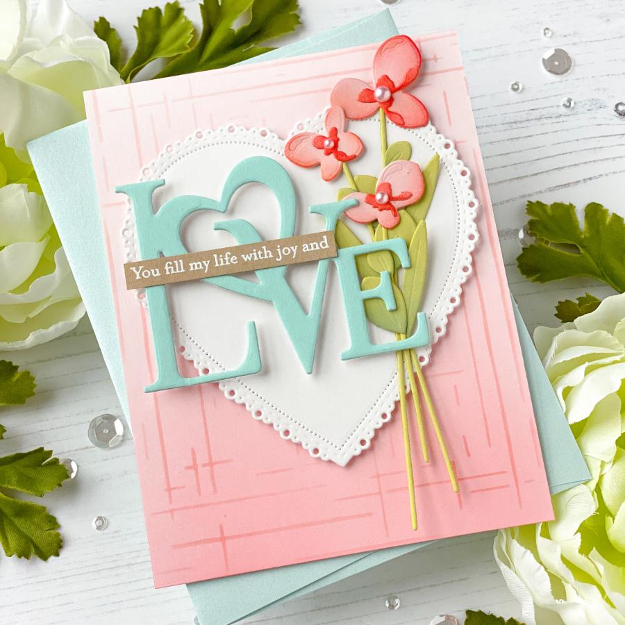 Papertrey Ink - Larger than Life: Love Sentiments Mini Stamp Set