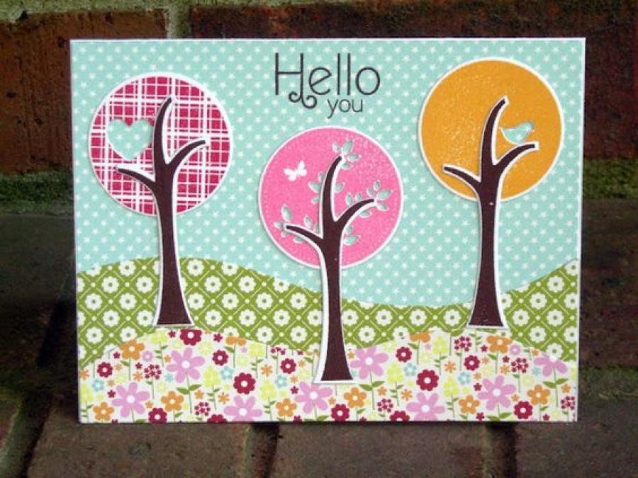 Papertrey Ink Trendy Tree Tops Die Collection (set of 4) Papertrey Ink