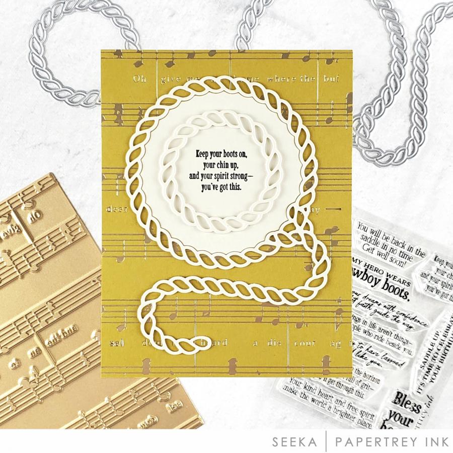 Papertrey Ink - Border Bling: Lasso Frame Die