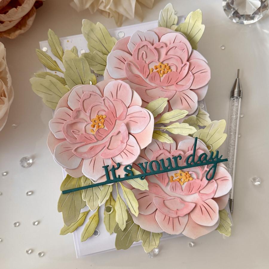 Papertrey Ink - Big Blooms: Elegant Rose Die