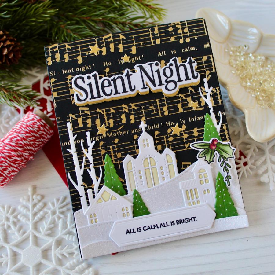 Papertrey Ink - Silent Night Hot Foil Plate