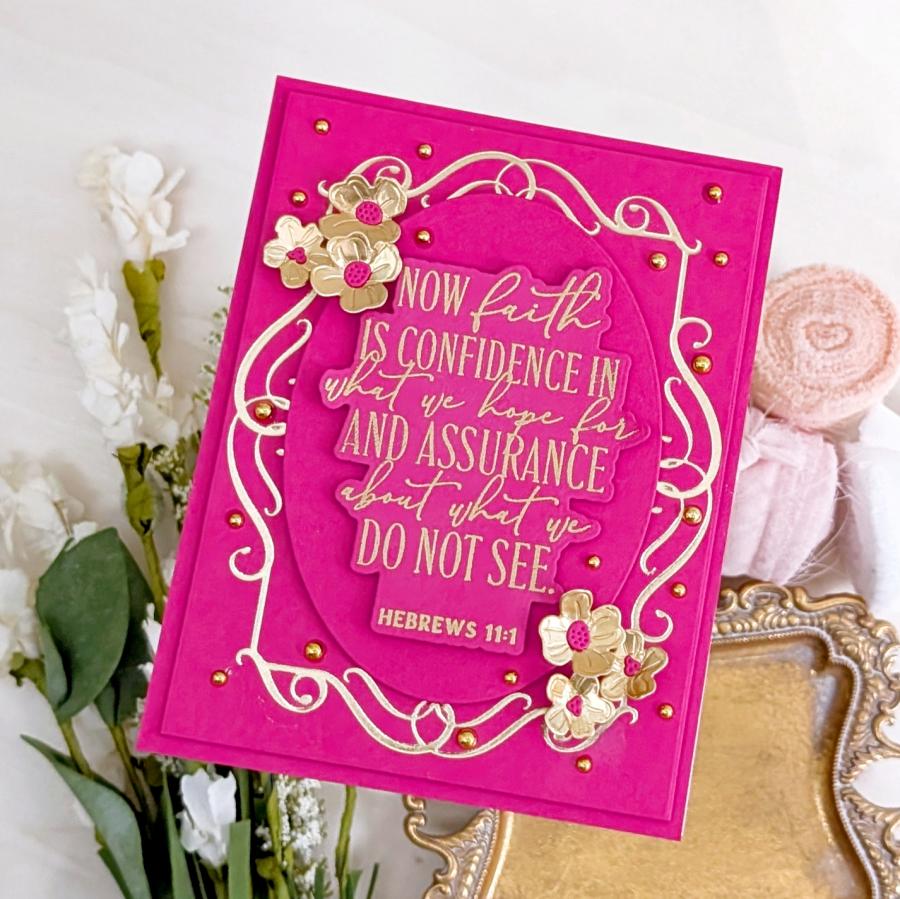 Papertrey Ink - Filigree Frame Hot Foil Plate