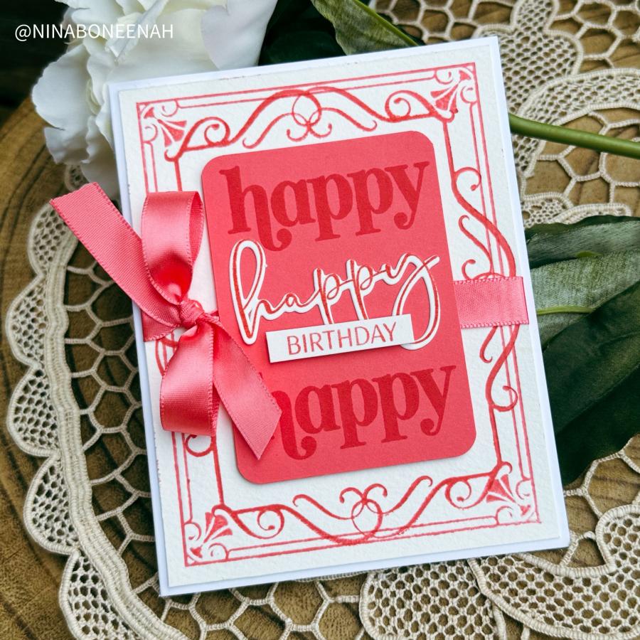 Papertrey Ink - Filigree Frame Hot Foil Plate