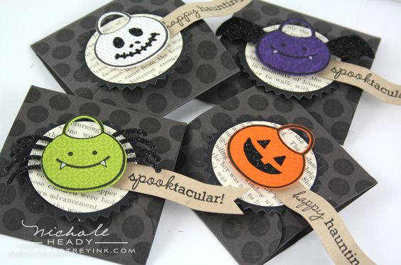 Papertrey Ink - Bitty Halloween Treats & Sweets Die Collection (set of 4)