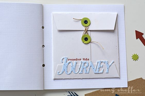 Papertrey Ink - Traveler's Journal: Envelope Die