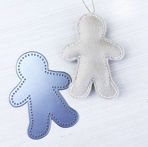 Papertrey Ink - Stitched Gingerbread Basic Die