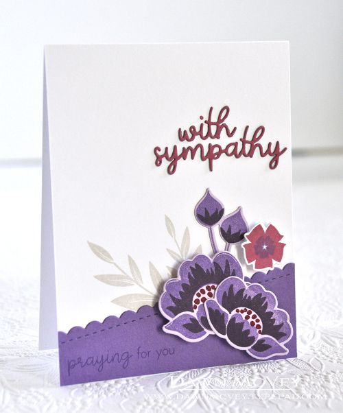 Papertrey Ink - Ways to Say: With Sympathy Die