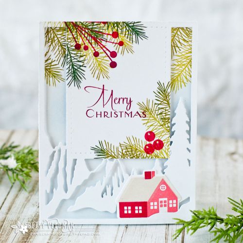 Papertrey Ink - Cover Plate: Mountain Majesty Die