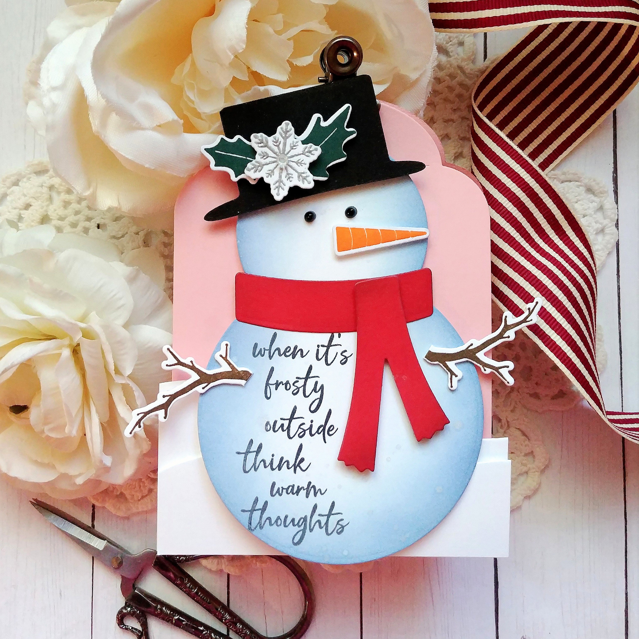 Go-To Gift Card Holder: Snowman Die