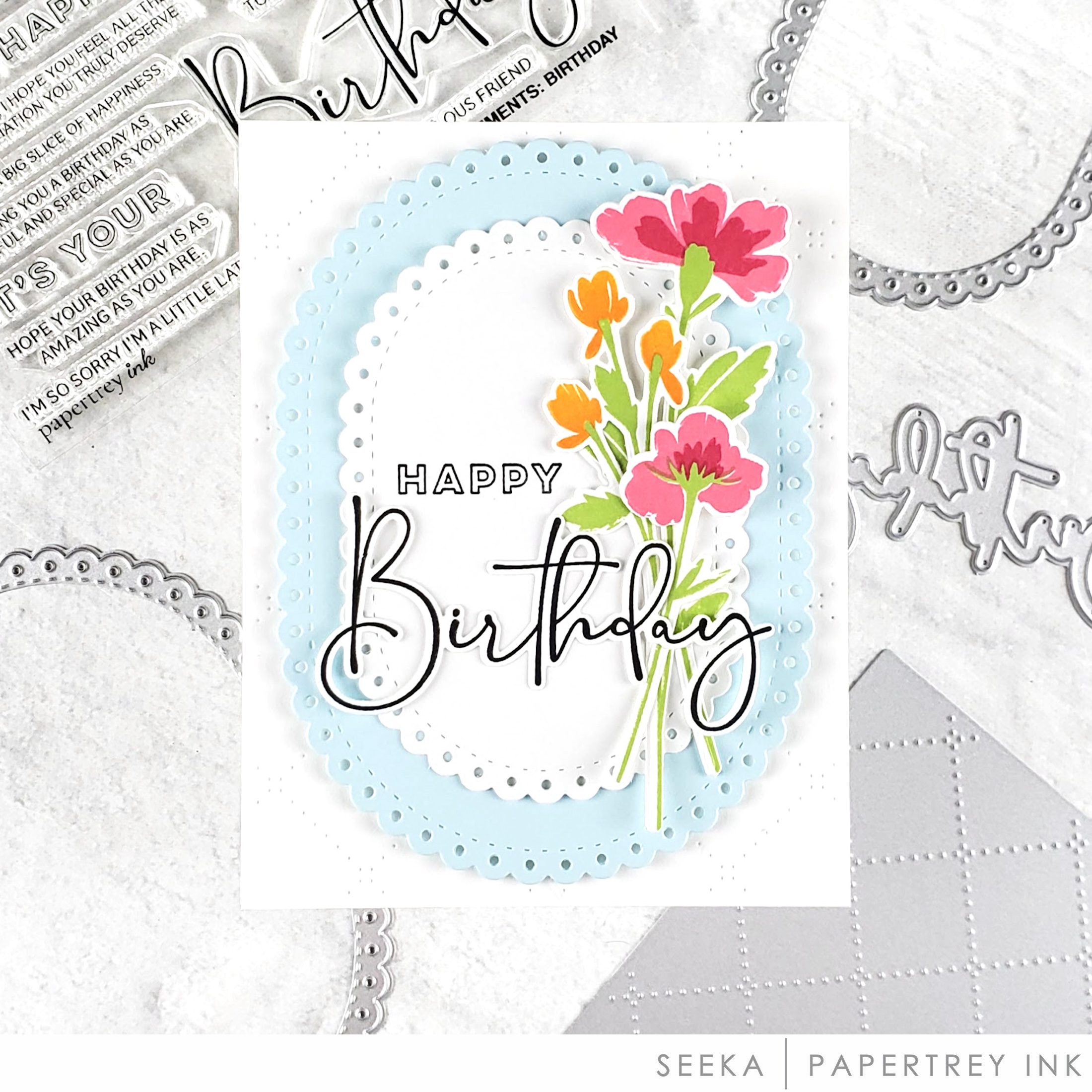 Love to Layer: Scalloped Ovals