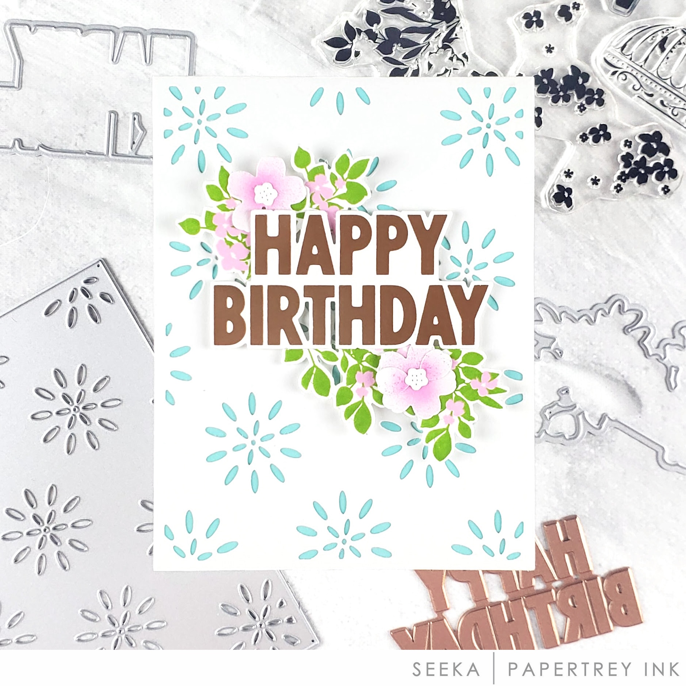 Cover Plate: Geo Flowers