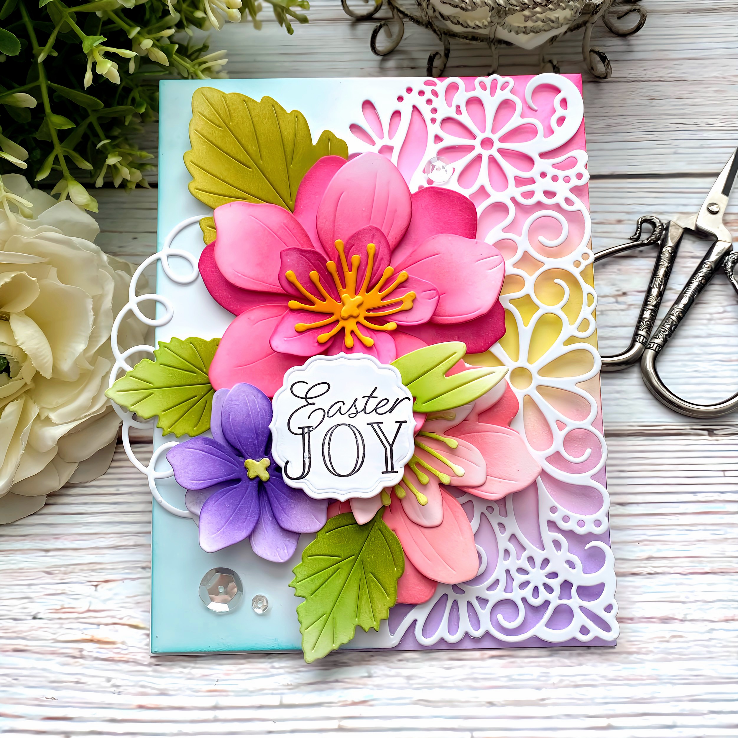 Into the Blooms: Radiant Florals Die