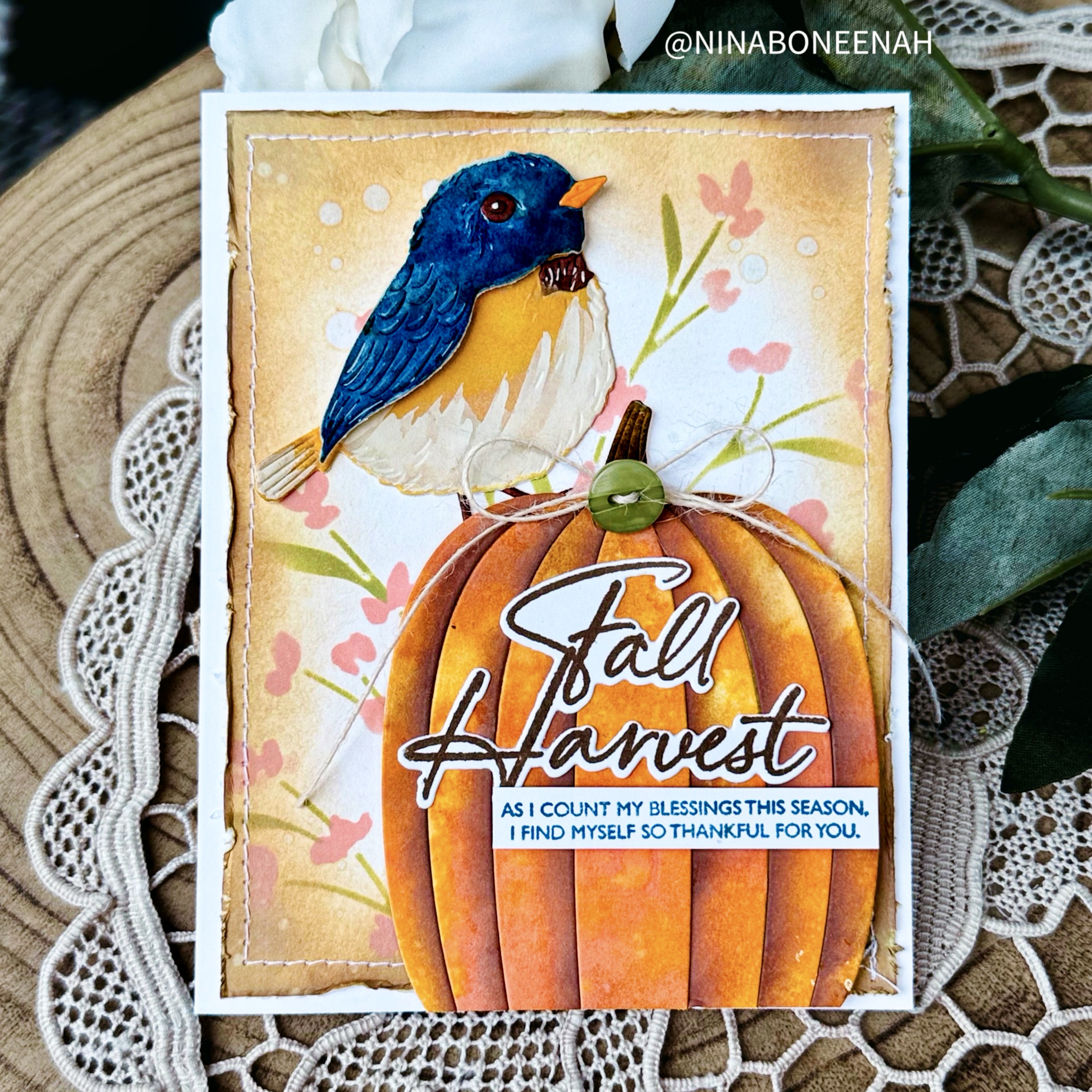 Tall Pumpkin Slices Die