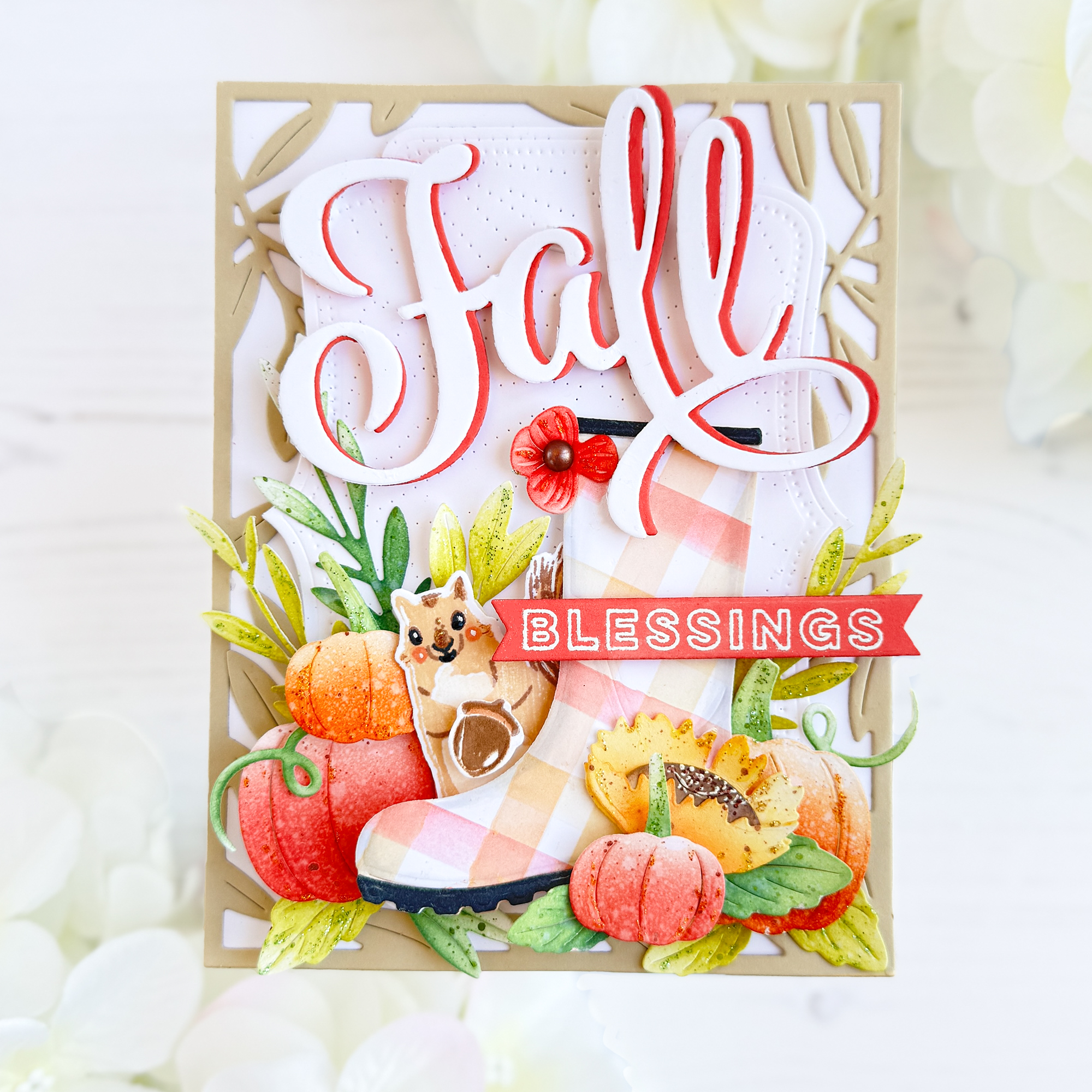 Into the Blooms: Fall Boot Die