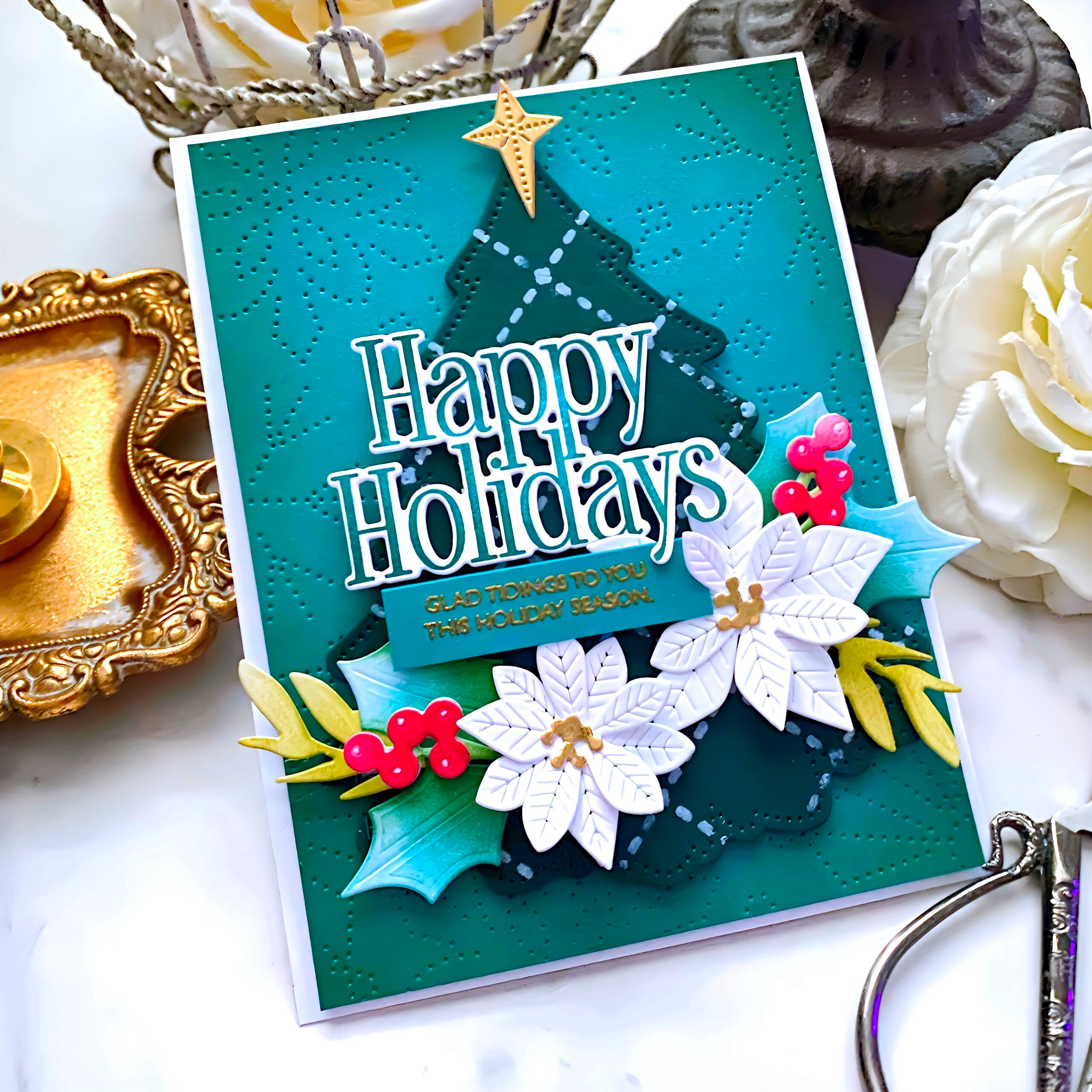 Cover Plate: Stitched Snowflakes Die