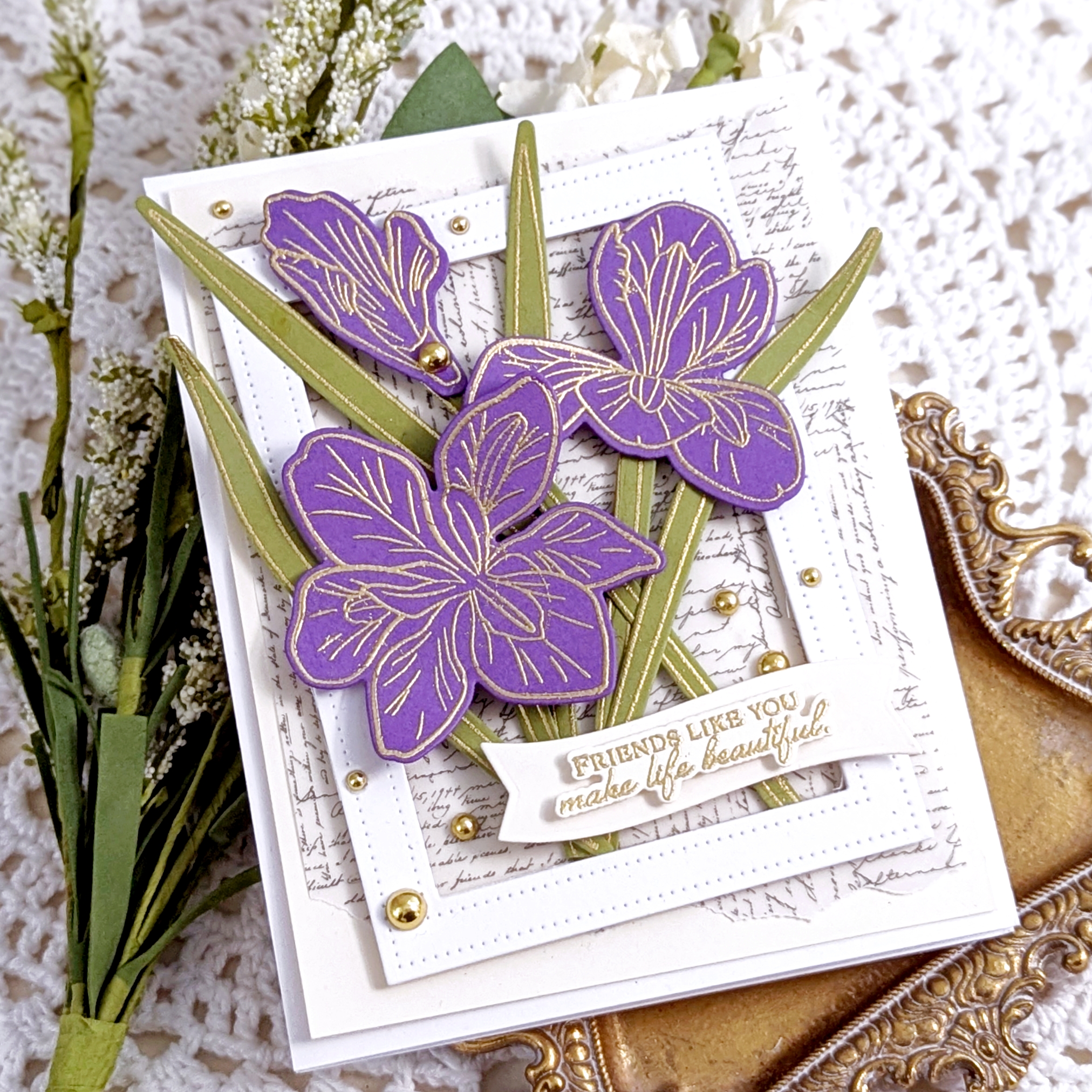 Winter Iris Die