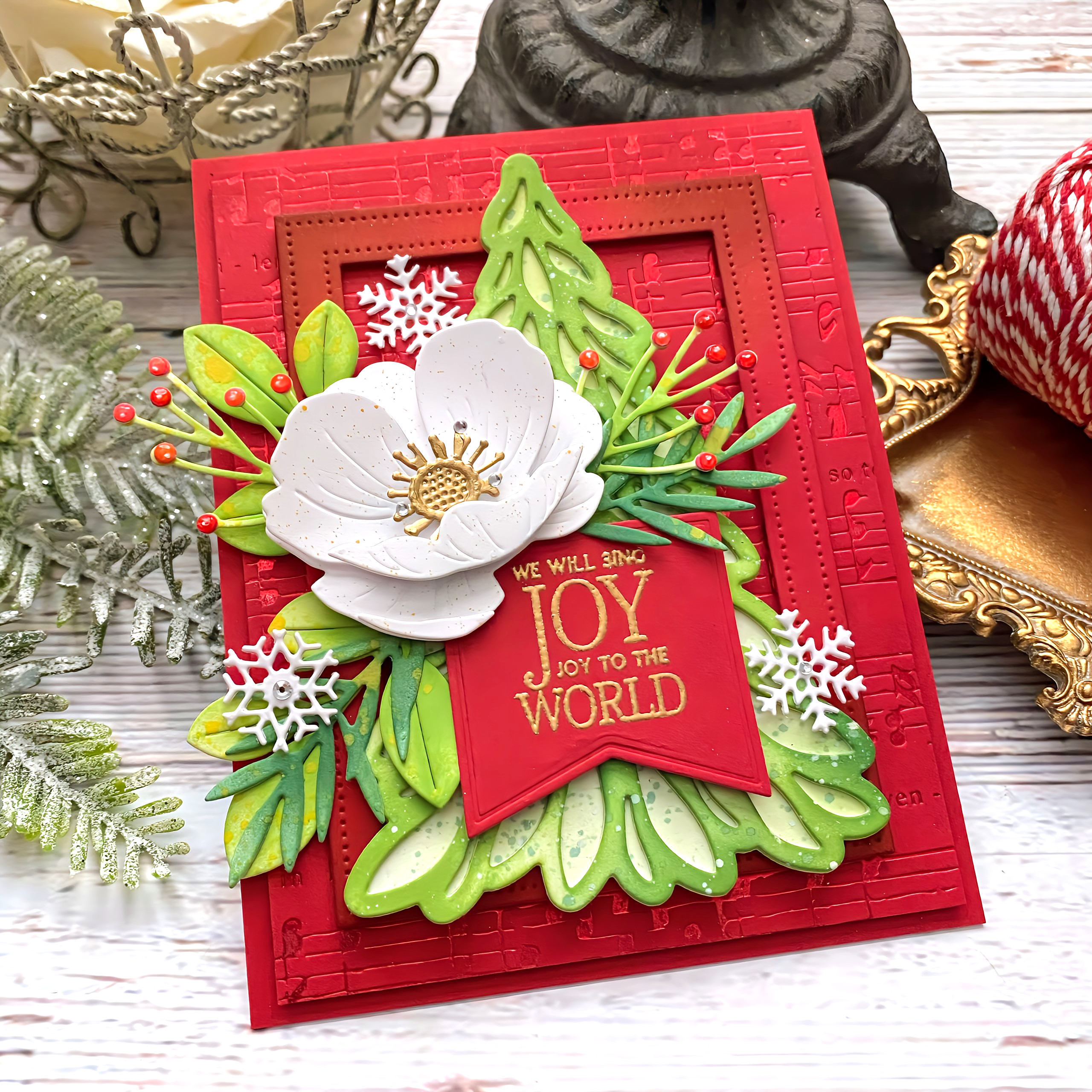 Serene Evergreens Die