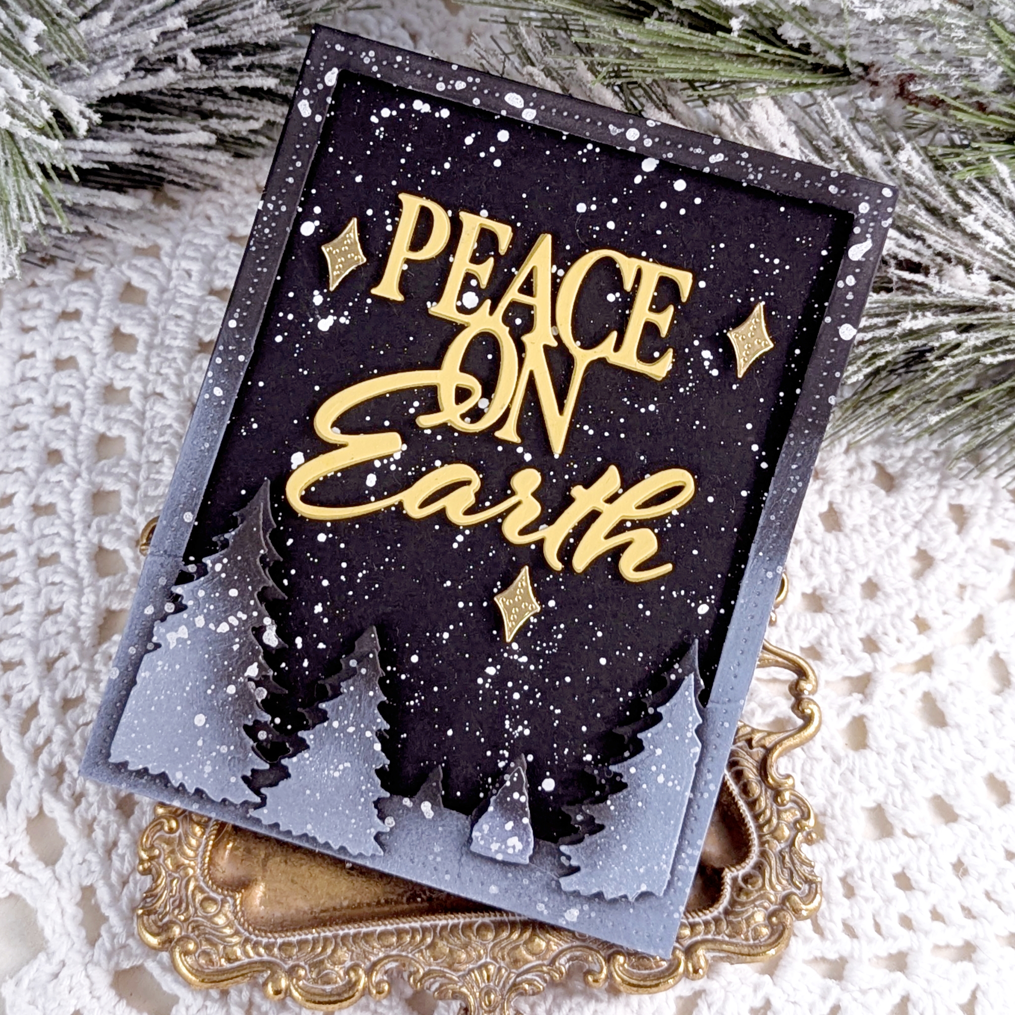 Cover Plate: Peace on Earth Die