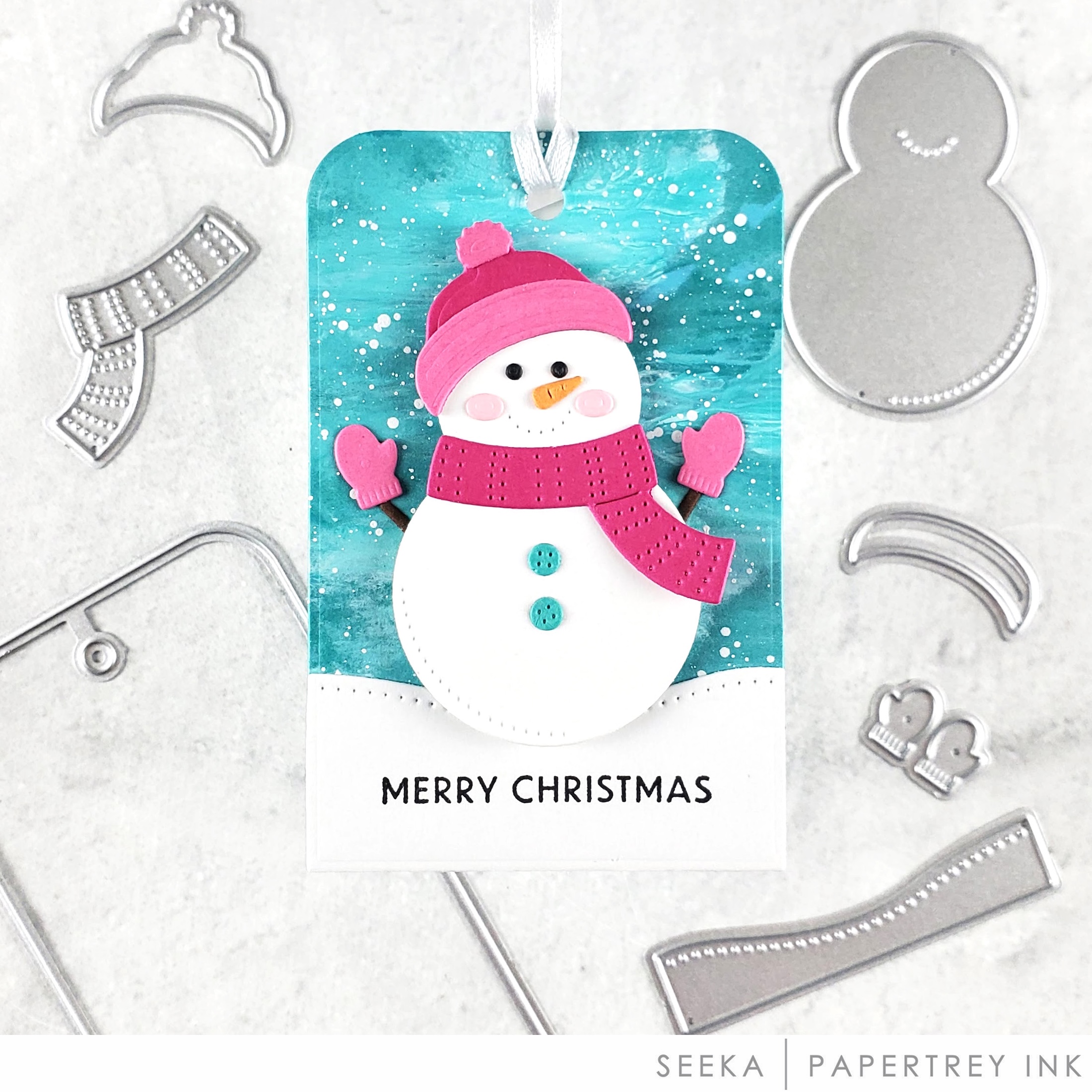 Holiday Tag: Snowman Die