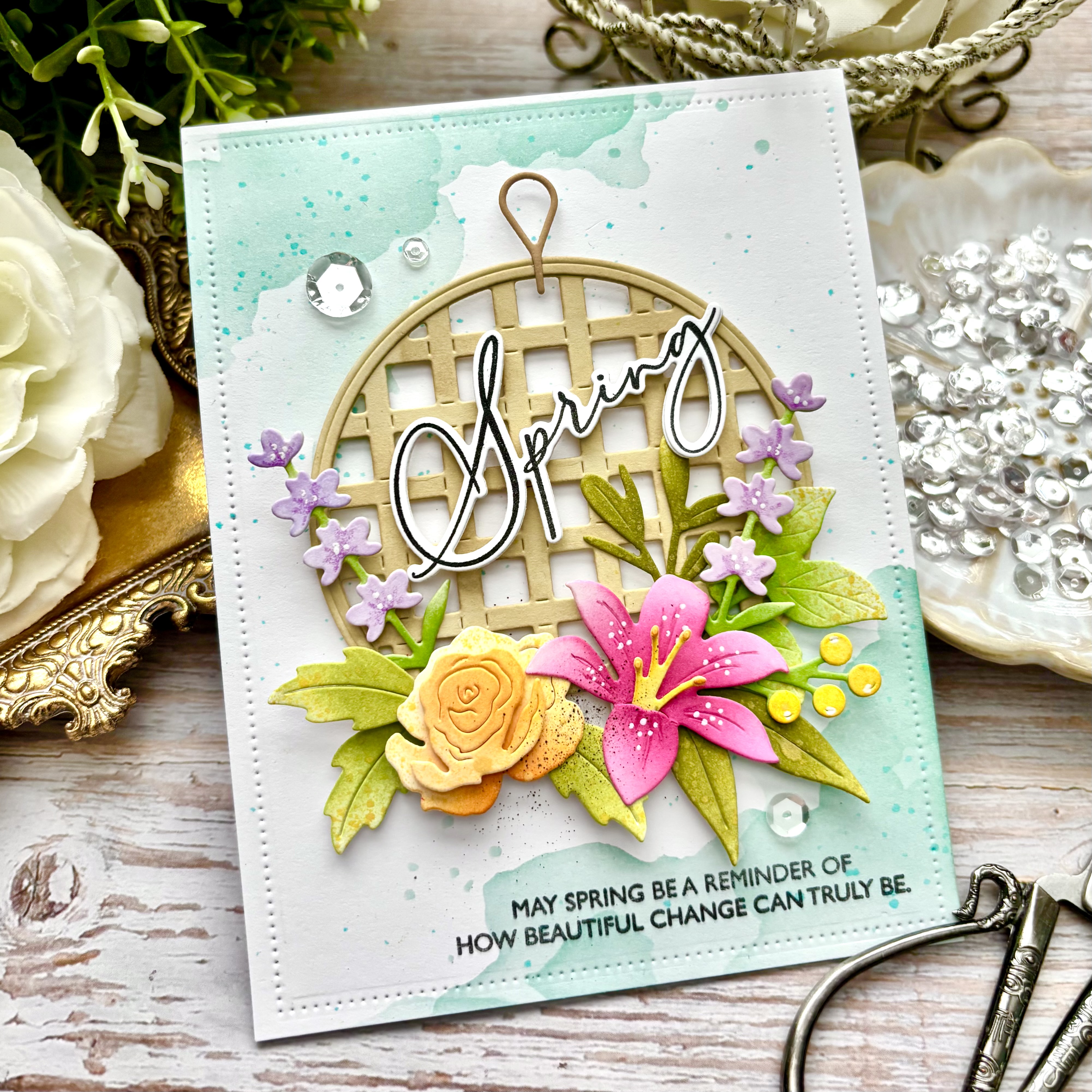 Into the Blooms: Spring Basket Die