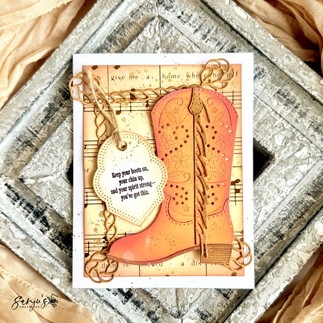 Home on the Range Hot Foil Plate