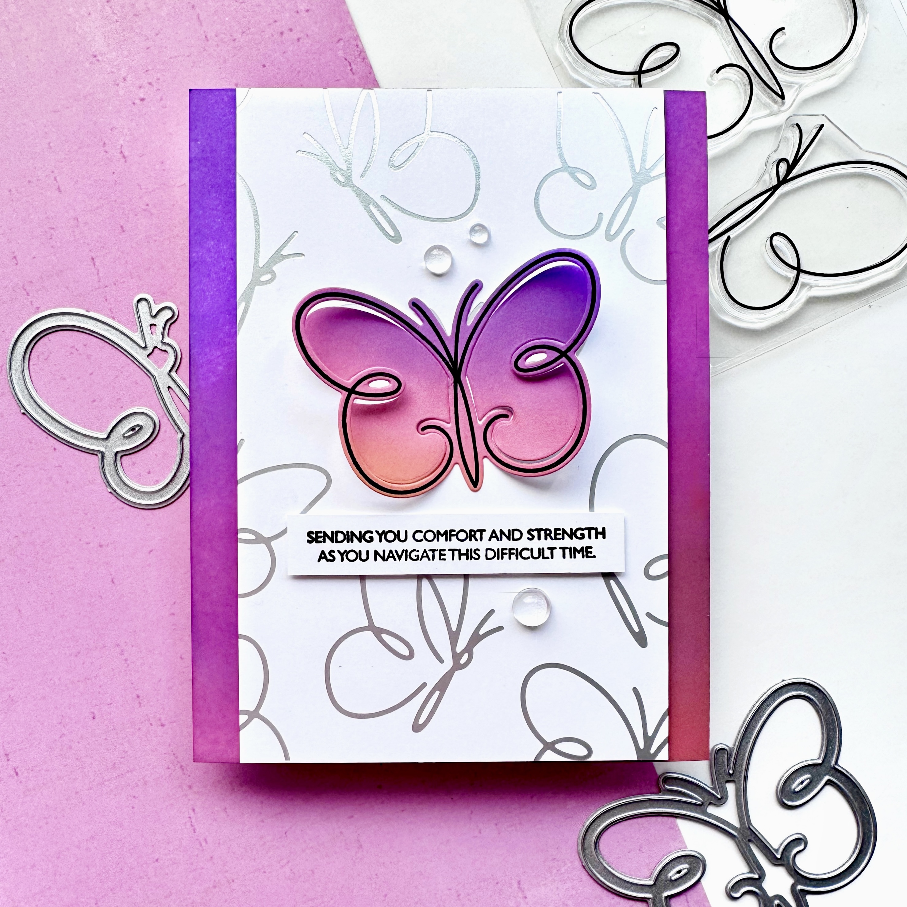 Winged Serenity Hot Foil Plate