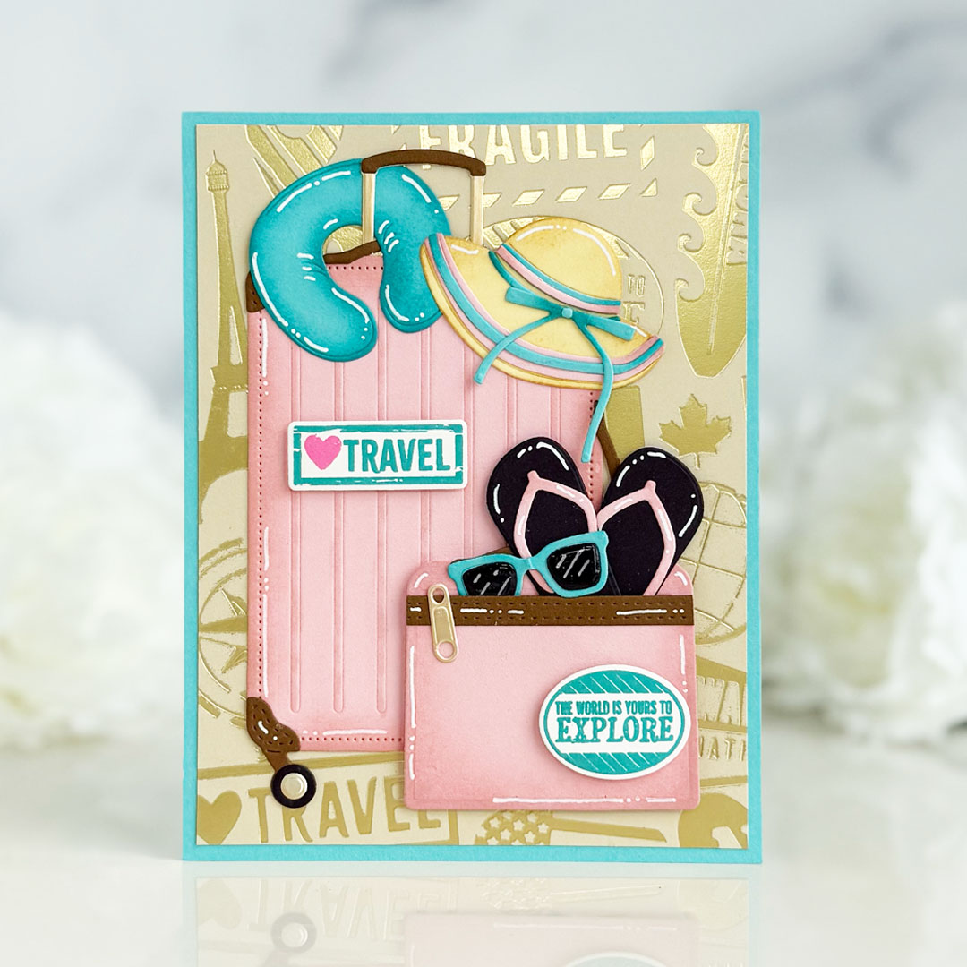 Well Traveled Hot Foil Plate