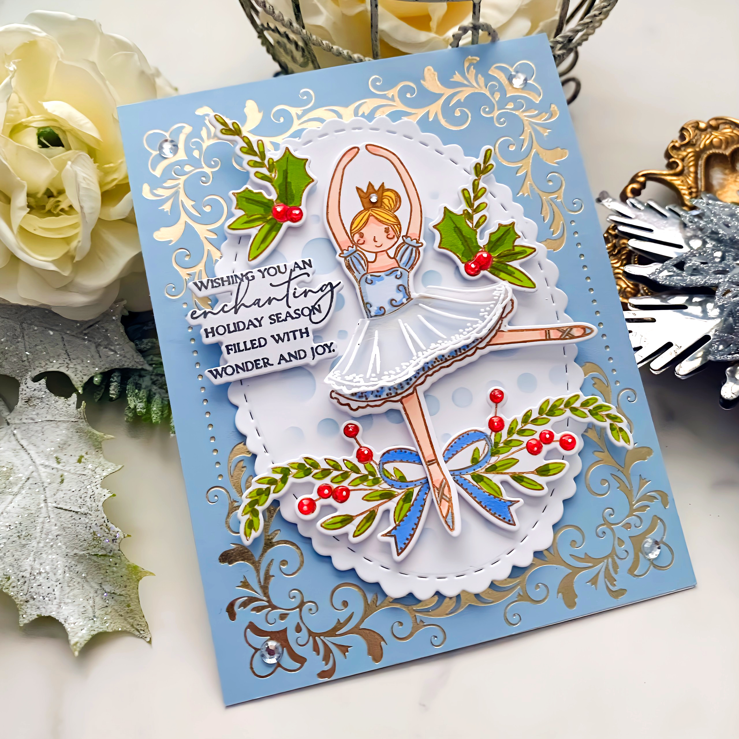 Merry Motifs Hot Foil Plate