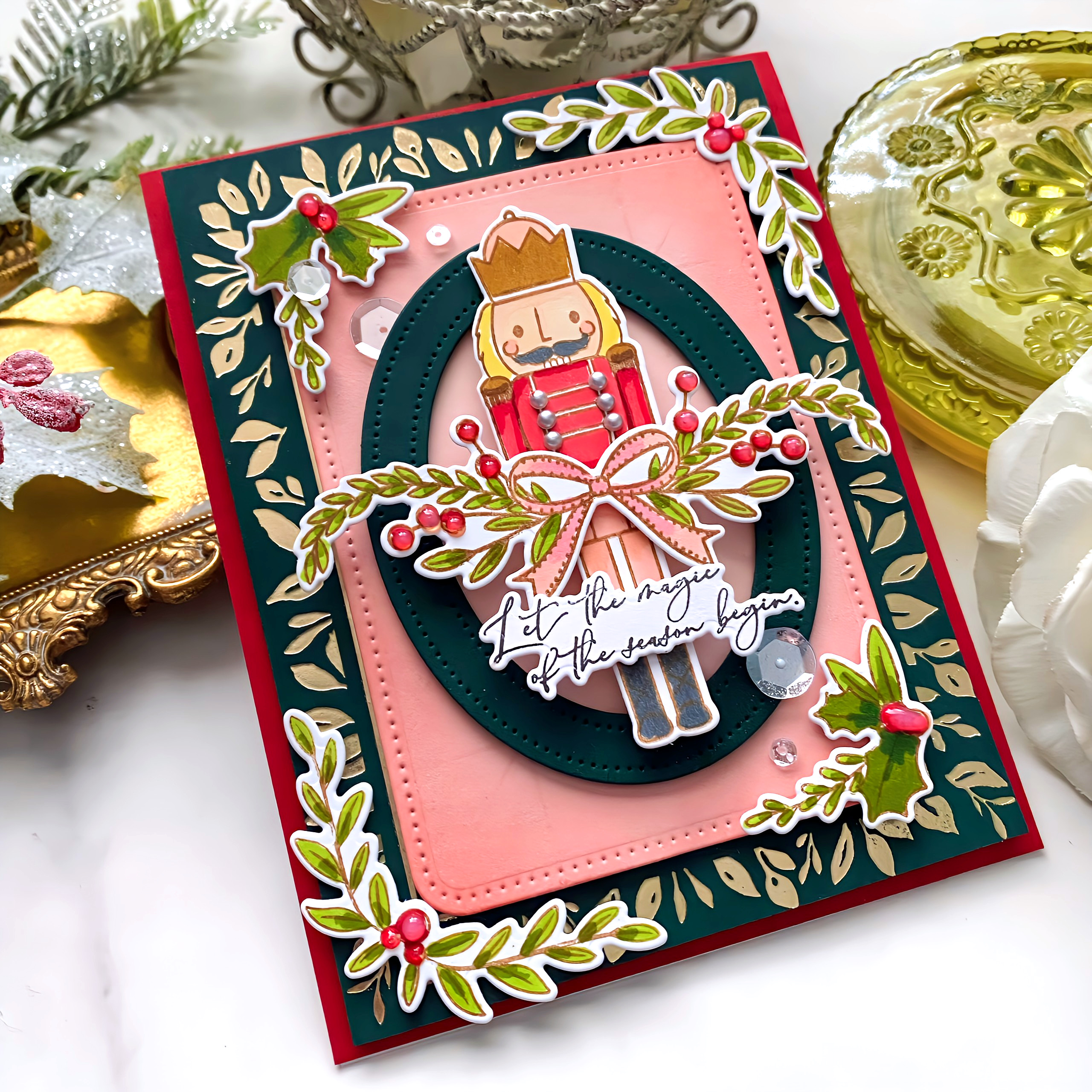 Fresh Greens Hot Foil Plate