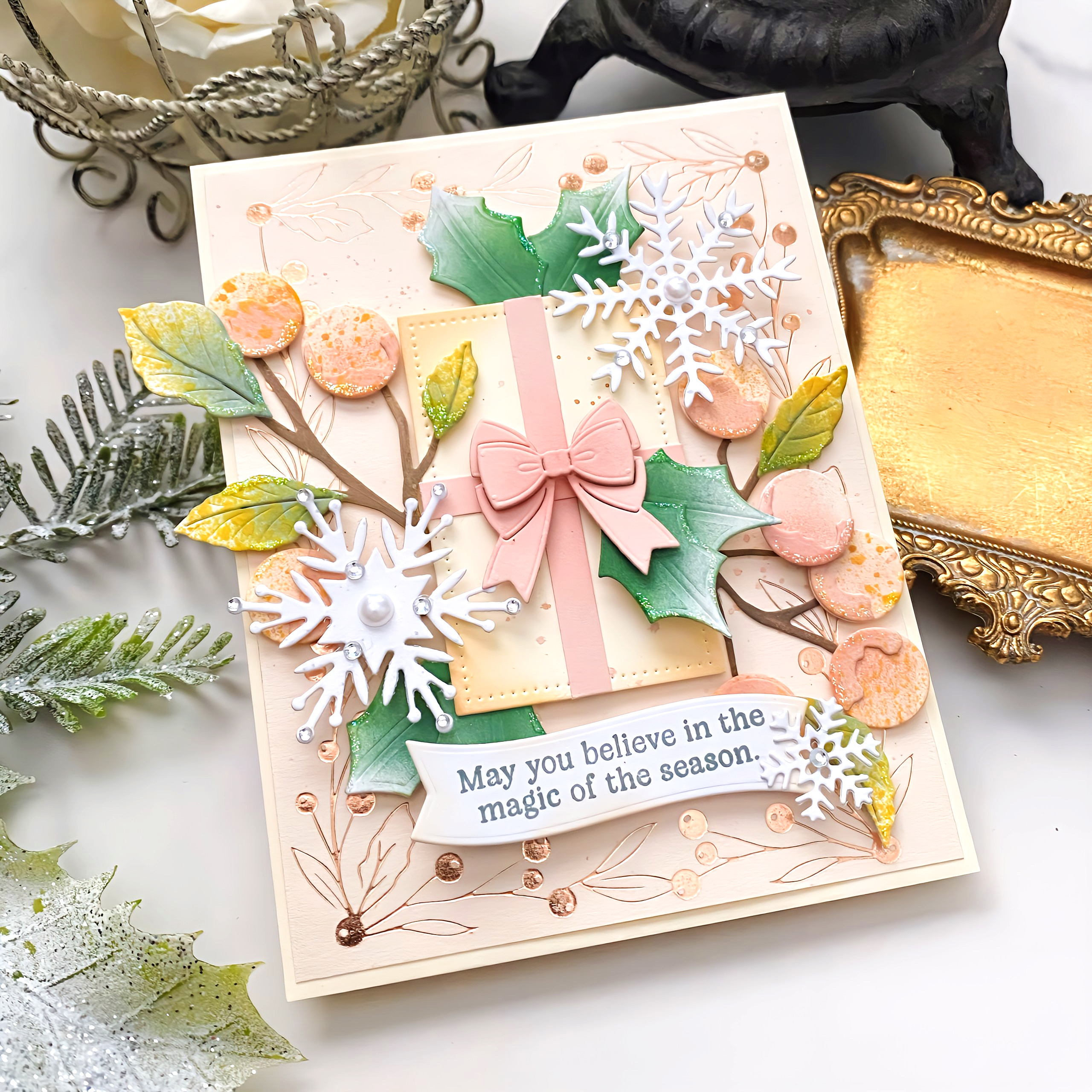 Beautiful Berries Hot Foil Plate