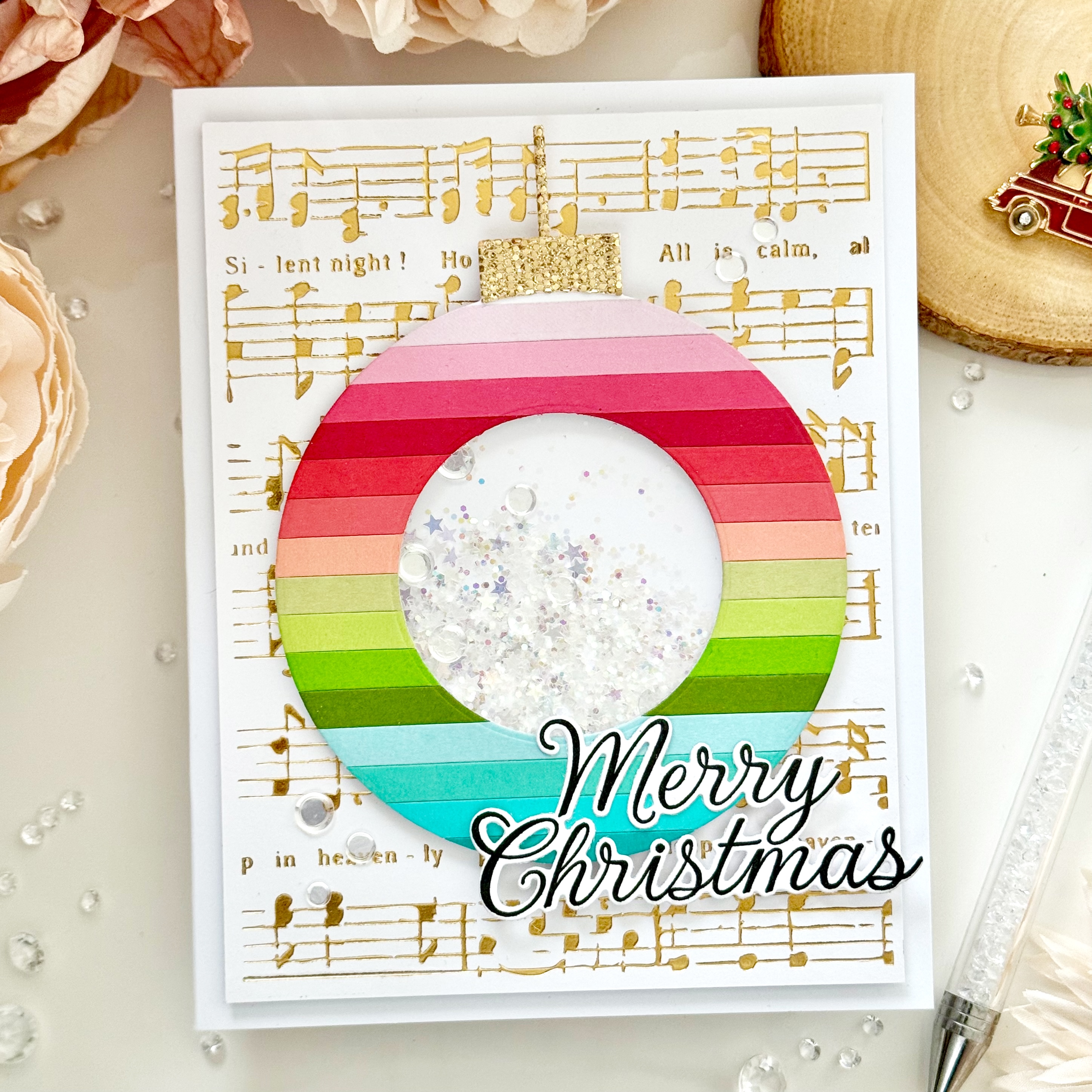 Silent Night Hot Foil Plate