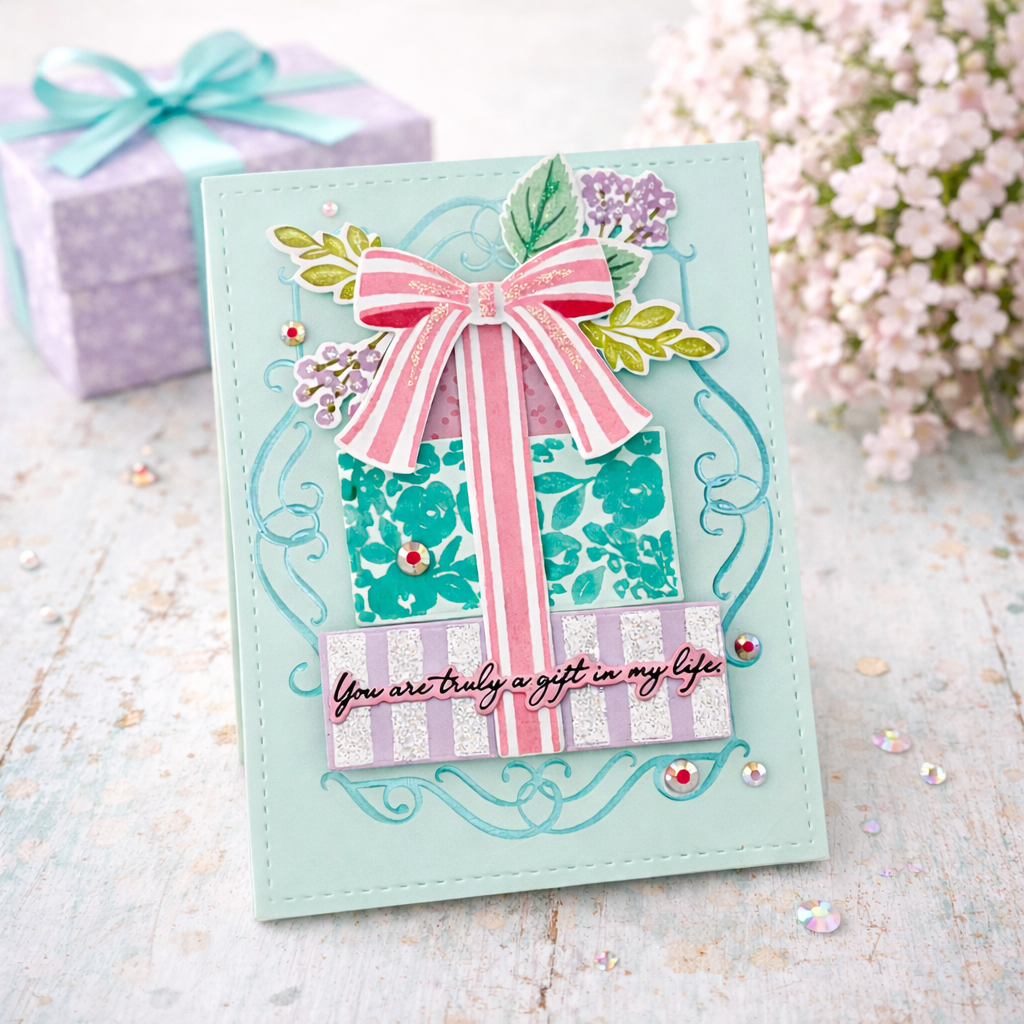 Filigree Frame Hot Foil Plate