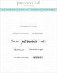 Just Sentiments: Just Because Mini Stamp Set