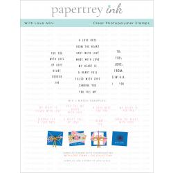 With Love Sentiments Mini Stamp Set