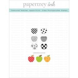 Treasured Teacher: Apple Prints Mini Stamp Set