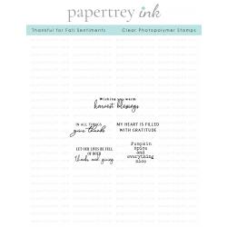 Thankful for Fall Sentiments Mini Stamp Set