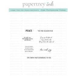 Larger than Life: Peace Sentiments Mini Stamp Set
