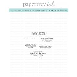 Just Sentiments: Winter Wonderland Mini Stamp Set