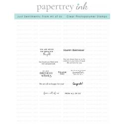 Just Sentiments: From All of Us Mini Stamp Set