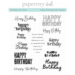Papertrey Ink - Birthday Your Way Stamp Set