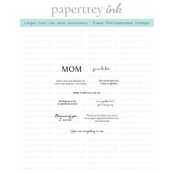 Larger than Life: Mom Sentiments Mini Stamp Set