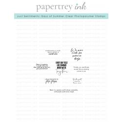 Just Sentiments: Days of Summer Mini Stamp Set