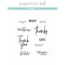 Give Thanks Sentiments Stamp Set