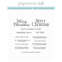 This is Big Sentiments: Merry Christmas Stamp Set